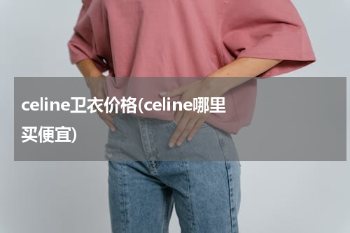 celine卫衣价格(celine哪里买便宜)