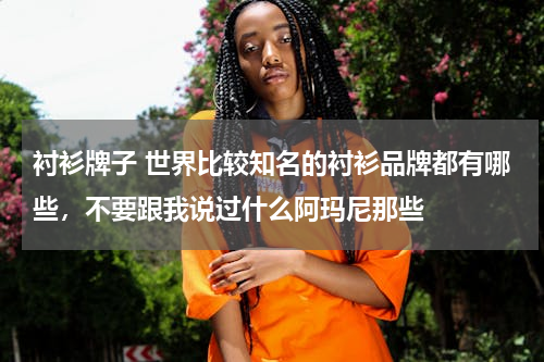 衬衫牌子 世界比较知名的衬衫品牌都有哪些，不要跟我说过什么阿玛尼那些