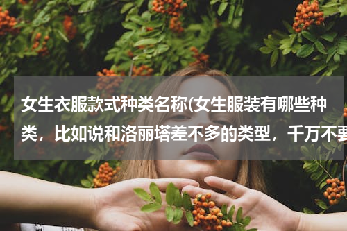 女生衣服款式种类名称(女生服装有哪些种类，比如说和洛丽塔差不多的类型，千万不要说田园风、小清新、摇滚风、淑女风之类的，常)